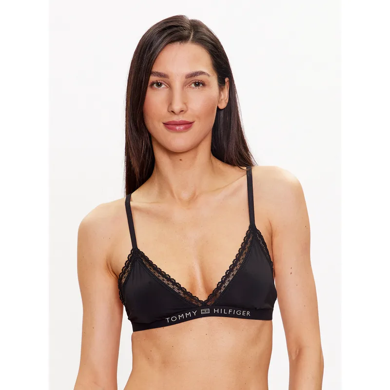 Tommy Hilfiger Σουτιέν Bralette UW0UW04242 Μαύρο