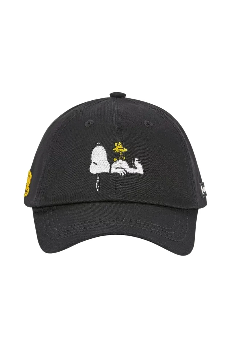 CAPSLAB Peanuts Snoopy Καπέλο - Μαύρο-CL/PEA/1/DOG-BLACK