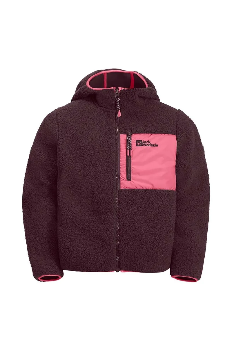 Παιδική μπλούζα Jack Wolfskin ICE CURL HOOD
