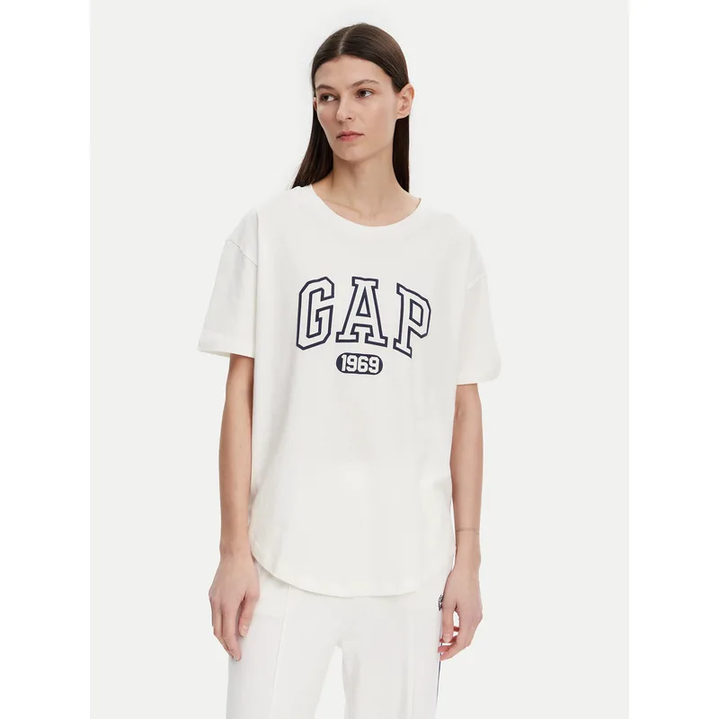 Gap T-Shirt 407990-04 Λευκό Regular Fit
