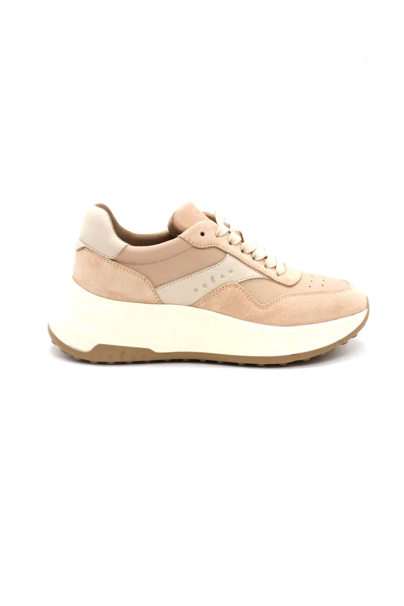 HOGAN ΠΑΠΟΥΤΣΙΑ SNEAKERS ΔΕΡΜΑ H669 ALLACCIATO ΣΟΜΟΝ