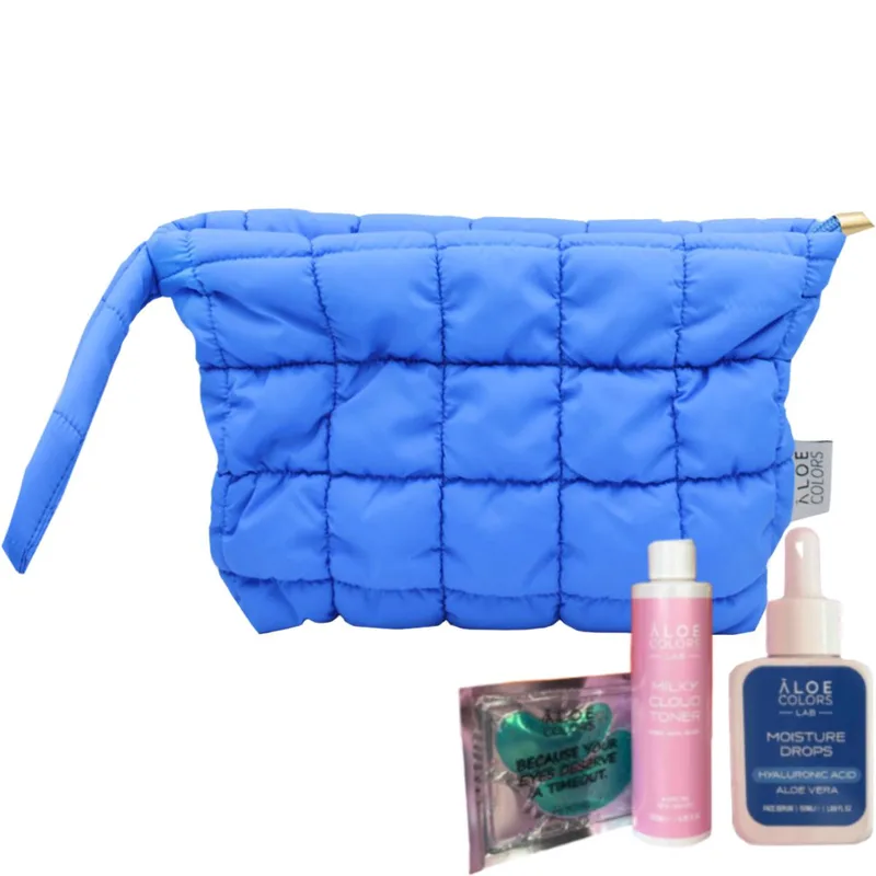 Aloe Colors Promo Skincare Bag Moisture With Hyaluronic Acid Moisture Drops Serum 50ml & Milky Cloud Toner 200ml & Eye Patces Set 1 Τεμάχιο & Δώρο Νεσεσέρ 1 Τεμάχιο