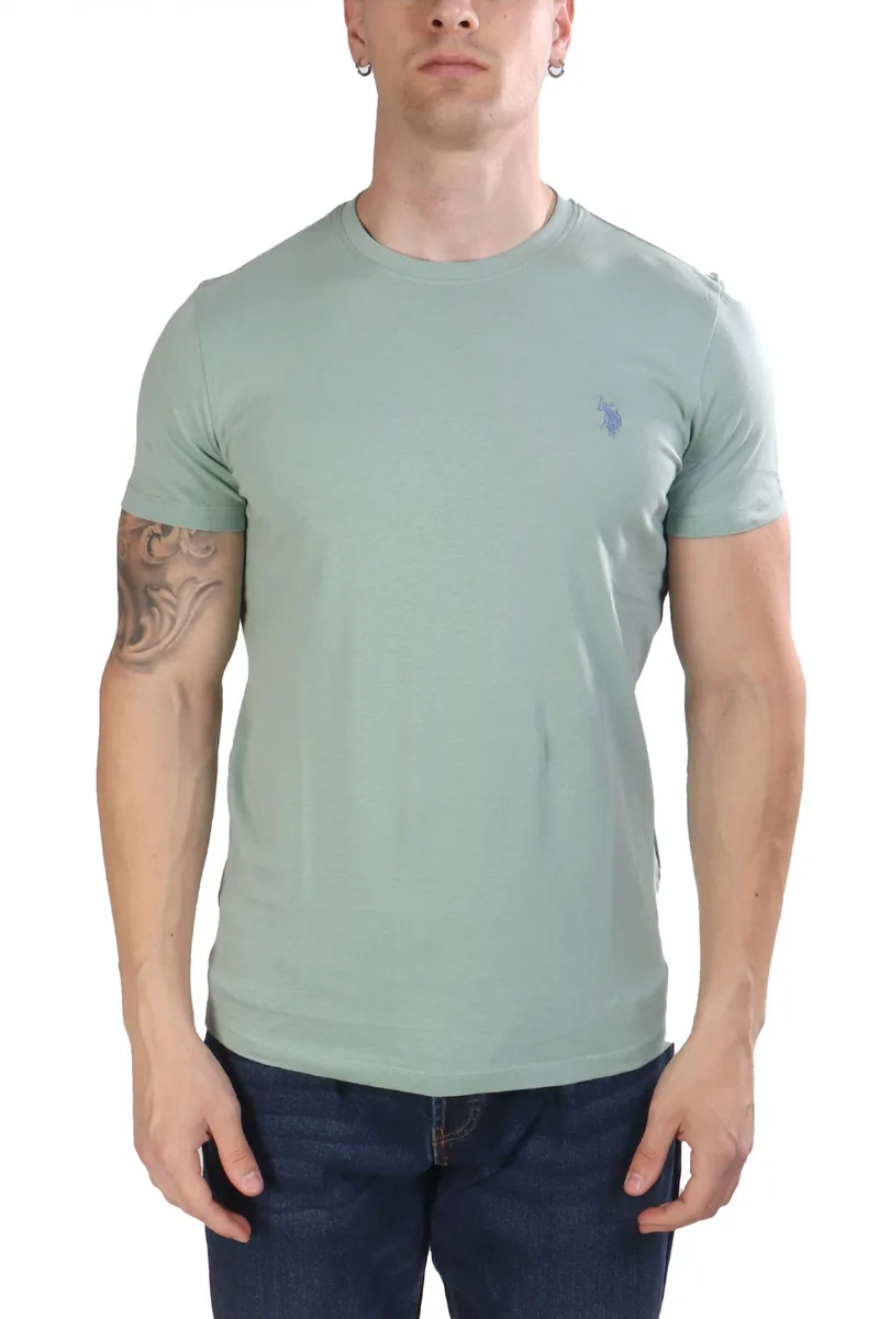 U.S.POLO ASSN T-SHIRT CREW NECK LOGO MICK ΜΕΝΤΑ