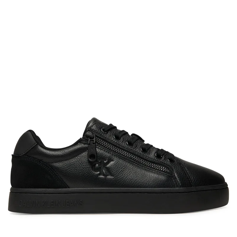Αθλητικά Calvin Klein Jeans Classic Cupsole Zip Low In YM0YM01318 Μαύρο