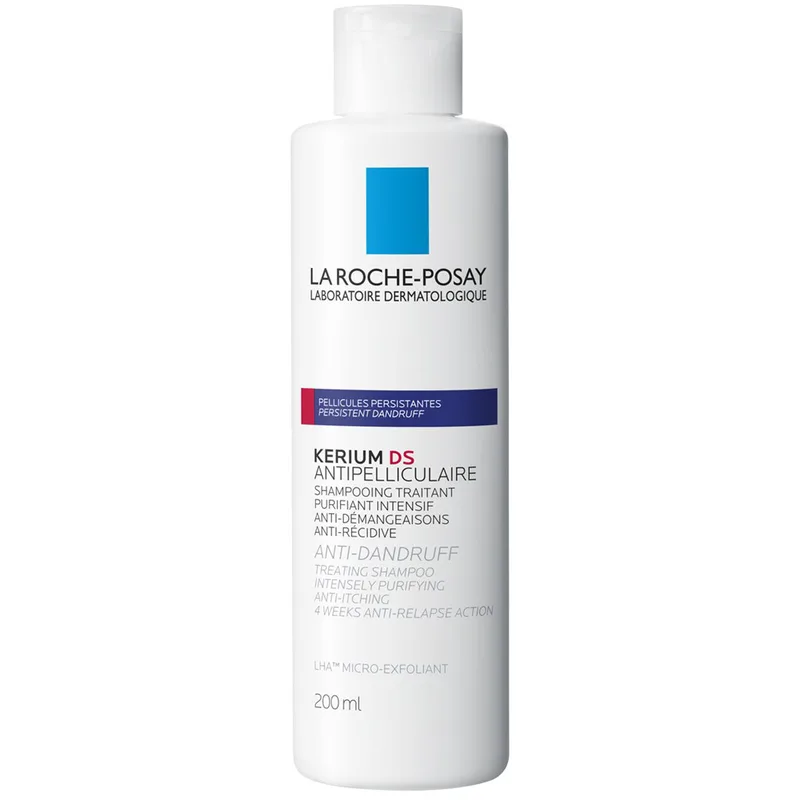 La Roche-Posay Kerium DS Anti-Dandruff Shampoo Σαμπουάν Εντατικής Μικροαπολέπισης Κατά της Πιτυρίδας 200ml