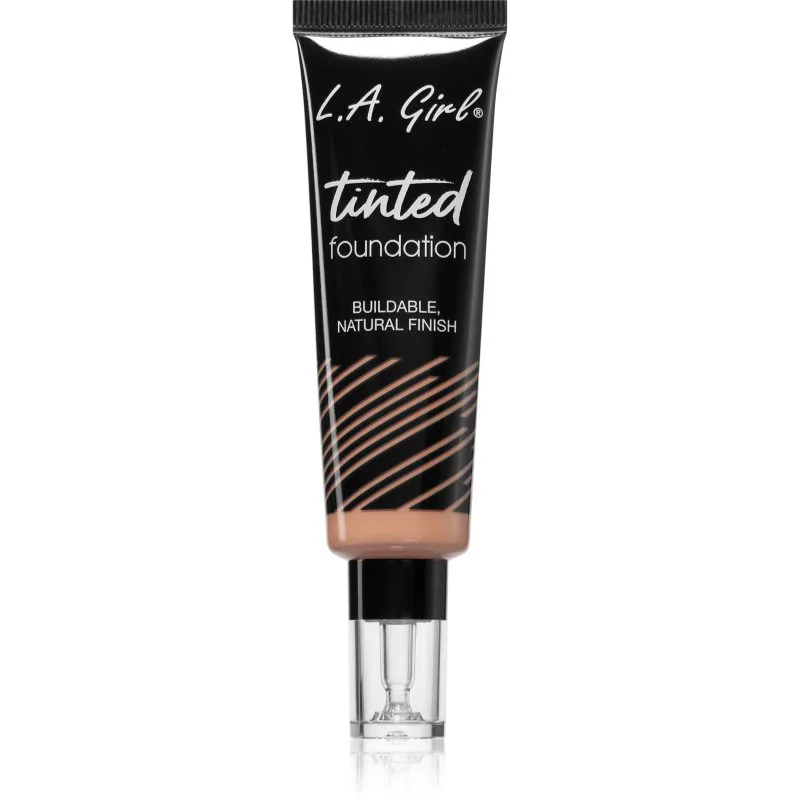 L.A. Girl Cosmetics Tinted Foundation ενυδατική κρέμα με χρώμα απόχρωση Medium Μπεζ 30 ml