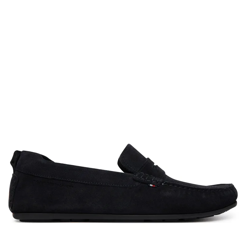 Μοκασίνια Tommy Hilfiger Core Hilfiegr Suede Driver FM0FM05789 Σκούρο μπλε