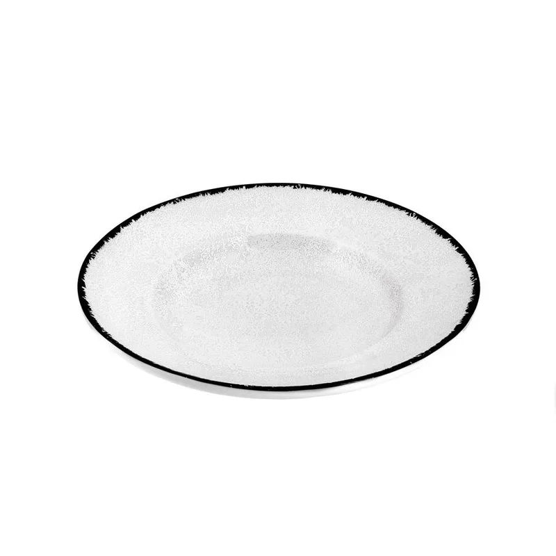 Πιάτο Pasta 24εκ. Πορσελάνης White 18274-63 Moon Shade Oriana Ferelli PR182746324 (Σετ 6 Τεμάχια) (Υλικό: Πορσελάνη, Χρώμα: Λευκό) - Oriana Ferelli - PR182746324