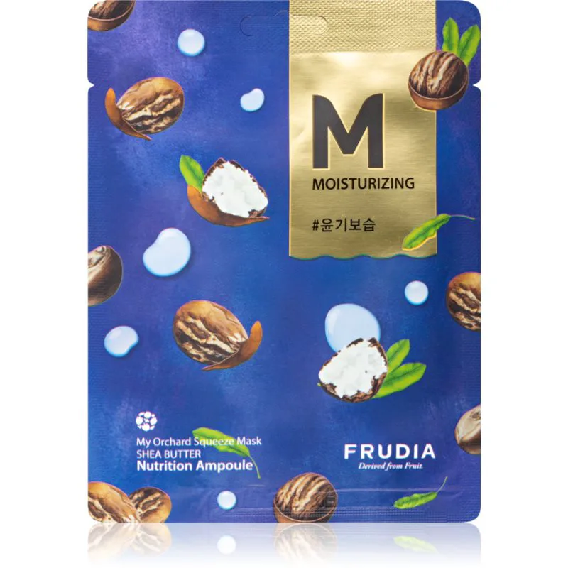 Frudia My Orchard Shea Butter υφασμάτινη μάσκα ενυδάτωσης για πολύ ξηρή και ευαίσθητη επιδερμίδα 20 ml