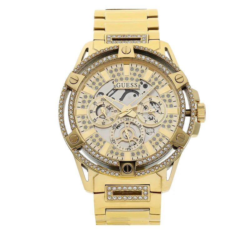 Ρολόι Guess King GW0497G2 Χρυσό
