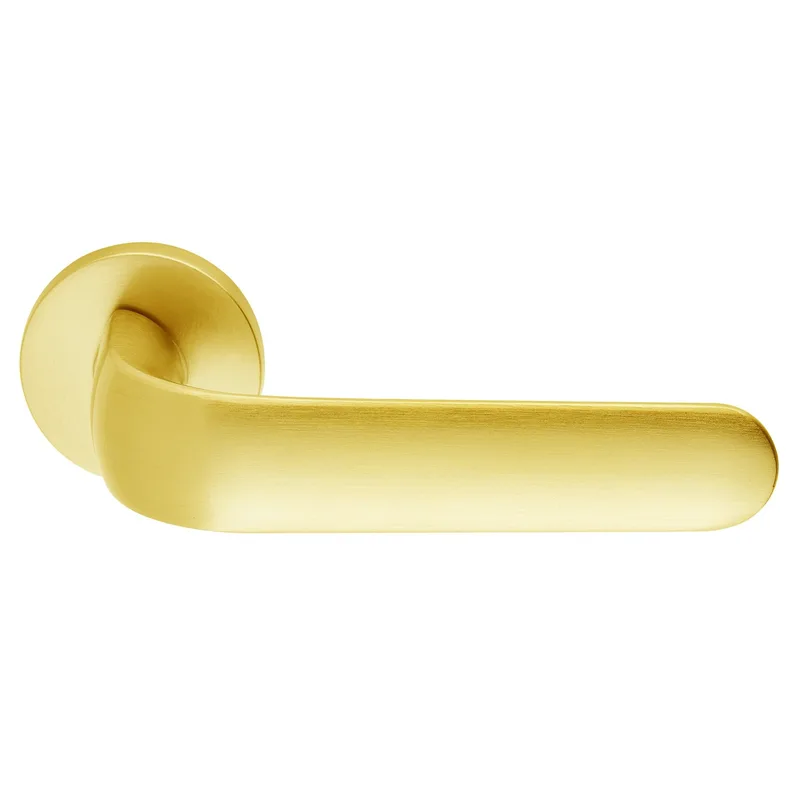 Πόμολα Πόρτας ILAVIO Χειρολαβές με ροζέτα 2311 Brass Mat (Τεμάχιο (δεξί εξώπορτας))