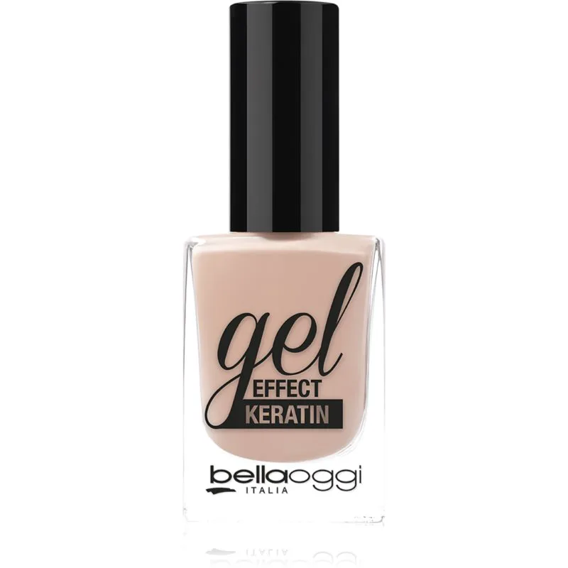 bellaoggi Gel Effect Keratin Nail Polish βερνίκι νυχιών απόχρωση Nude Look 10 ml
