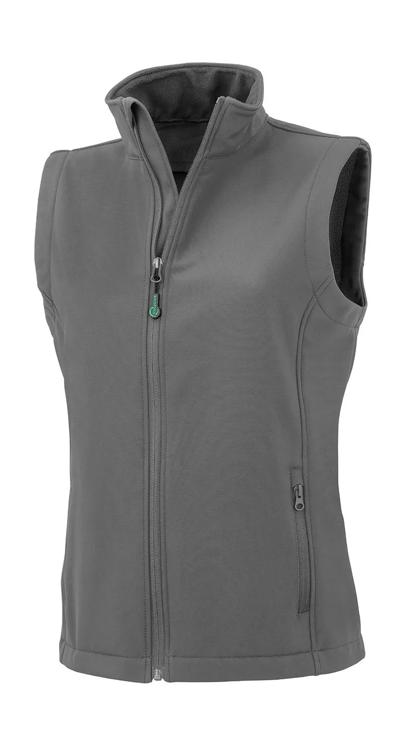 Γυναικείο Μπουφάν Softshell R902F Result Black/White Workguard Grey