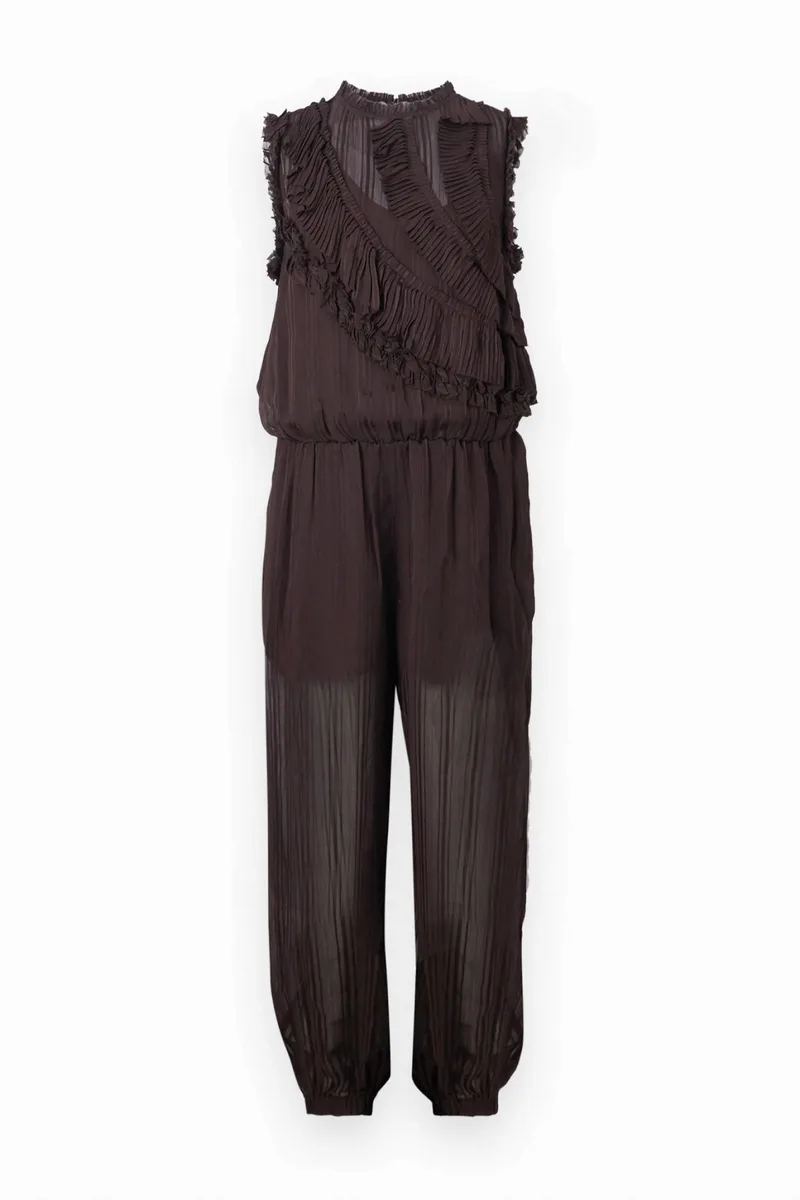 PINKO ΟΛΟΣΩΜΗ ΦΟΡΜΑ NATALEE JUMPSUIT ΜΕΛΙΤΖΑΝΙ