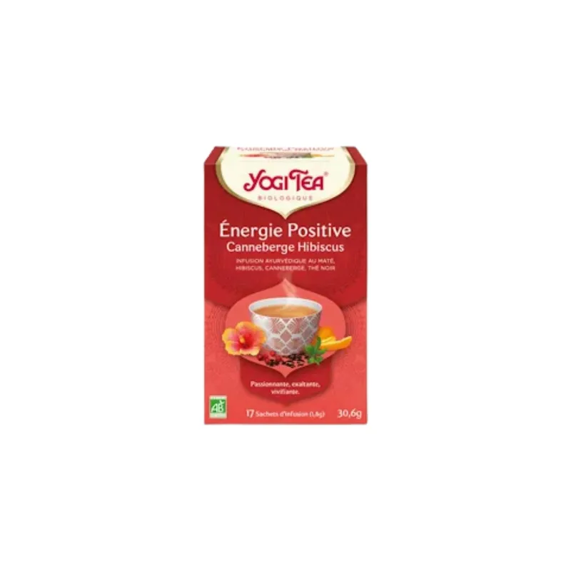 Yogi Tea Positive Energy Cranberry Hibiscus 17 Sachets