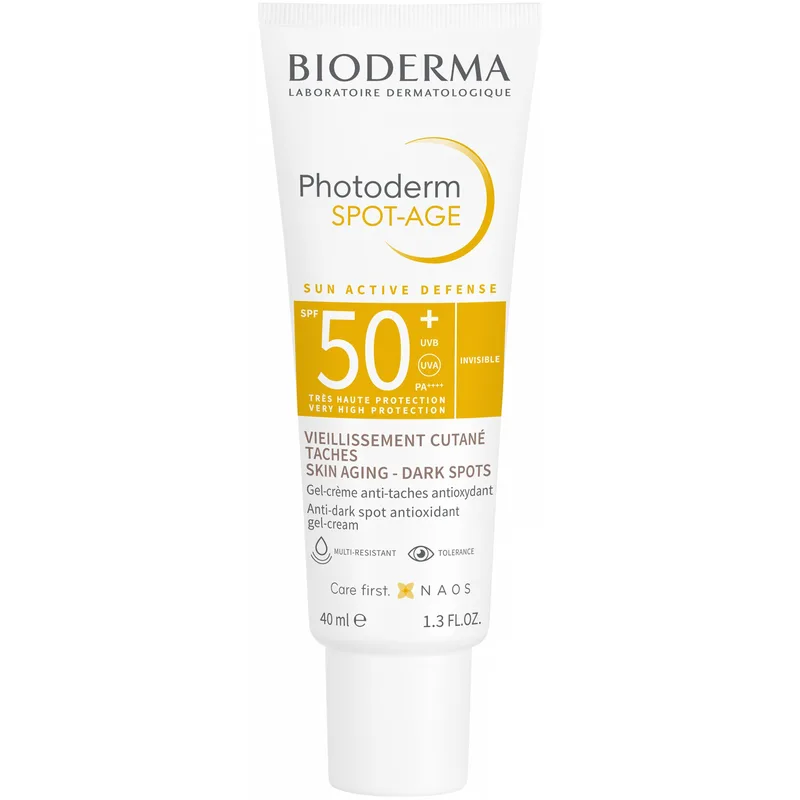 Bioderma Photoderm Spot-Age Spf50+ Anti-Dark Spot Antioxidant Gel-Cream Αντηλιακή Κρέμα-Gel Πολύ Υψηλής Προστασίας Κατά των Καφέ Κηλίδων με Αντιοξειδωτική Δράση 40ml