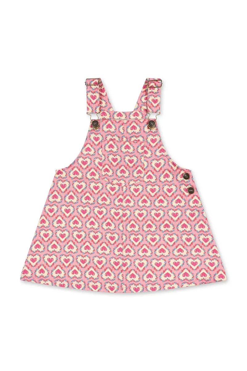 Konges Sløjd καλοκαιρινό βαμβακερό FRANKIE OVERALL DRESS GOTS
