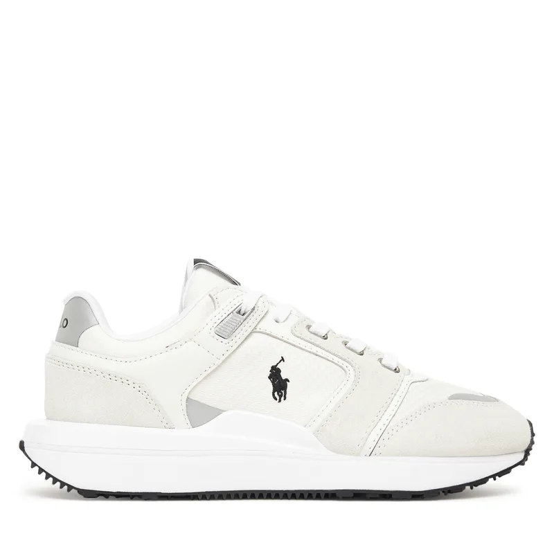 Αθλητικά Polo Ralph Lauren Train 89 V2 Suede-Paneled Sneaker 809973974001 Λευκό