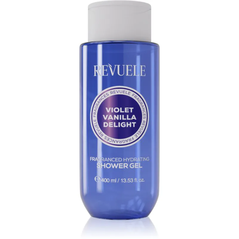 Revuele Violet Vanilla Delight Fragranced Hydrating Shower Gel αρωματισμένο τζελ ντους με ενυδατικό αποτέλεσμα για γυναίκες 400 ml