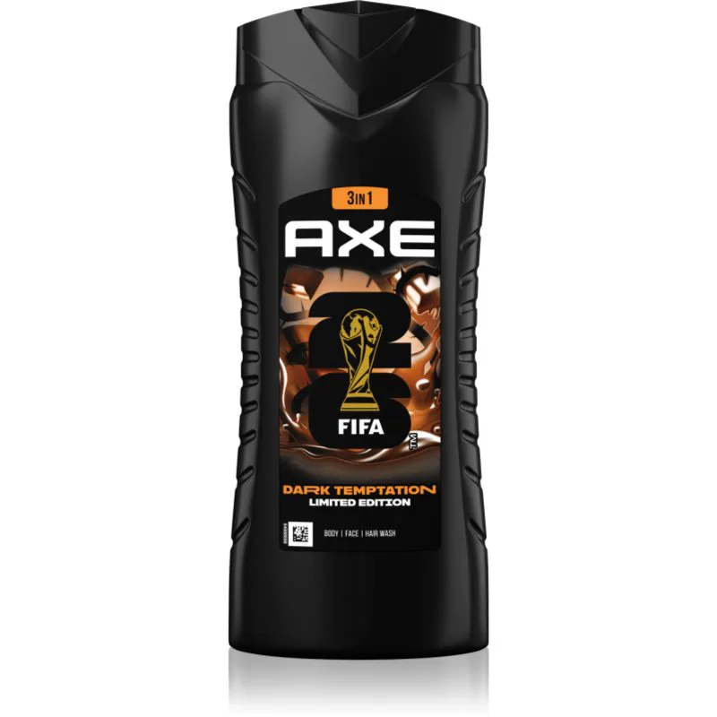 Axe Dark Temptation τζελ για ντους Για πρόσωπο, σώμα και μαλλιά 400 ml