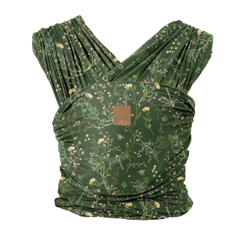 Μάρσιπος Wrap (0-18 Μηνών/Έως 14kg) Kikka Boo Isla Secret Garden Deep Green