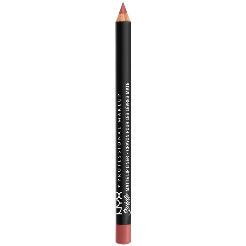 Nyx Professional Makeup Suede Matte Lip Liner Μολύβι Χειλιών που Προσφέρει Μέτρια προς Πλήρη Κάλυψη 1g - Brunch Me
