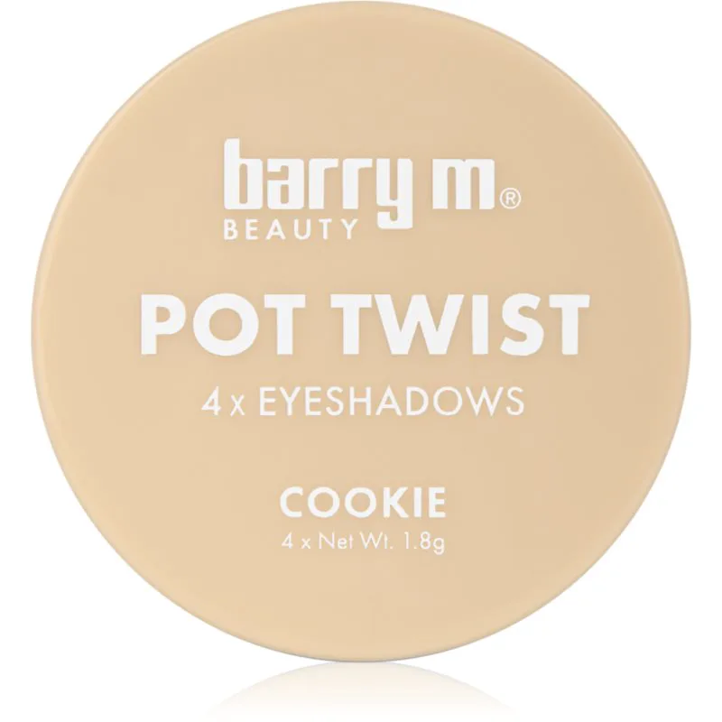 Barry M Pot Twist κρεμώδεις σκιές ματιών απόχρωση Cookie 4x1.8 γρ