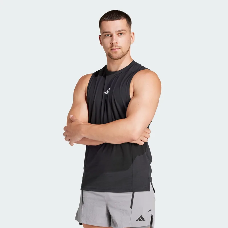 adidas Designed For Training Workout Ανδρικό Αμάνικο T-Shirt (9000177971_1469)