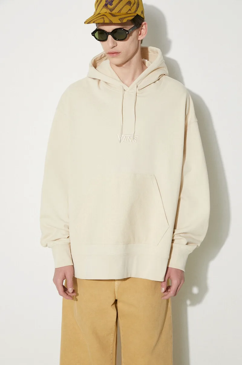 Βαμβακερή μπλούζα Vans Premium Standards Baggy Fleece Po LX