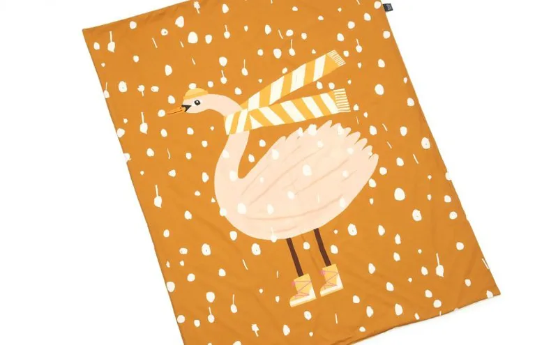 Παιδική Κουβέρτα Snowflake Sheela – Ecru