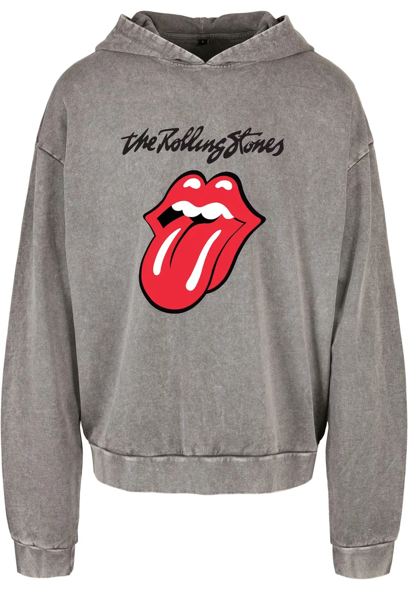 Oversized Premium Hoodie The Rolling Stones Rock Avenue Asphalt