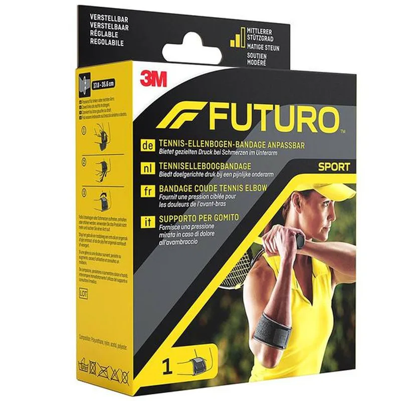 3M Futuro Sport Αθλητικός Ρυθμιζόμενος Επίδεσμος Αγκώνα 45975 One Size 1 Τεμάχιο