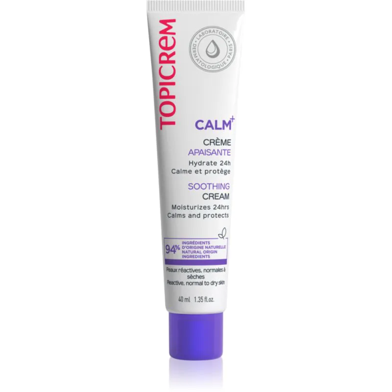 Topicrem UH FACE CALM+ Light Soothing Cream ελαφριά καταπραϋντική κρέμα για κανονική έως μικτή επιδερμίδα 40 ml
