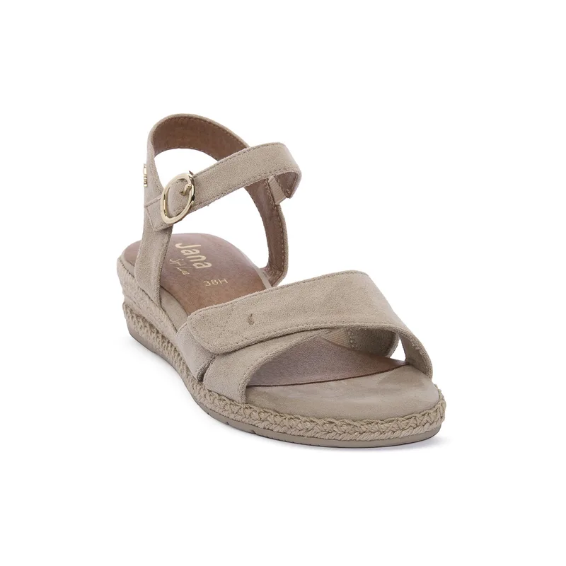 Σανδάλια χωρίς τακούνι Jana BEIGE