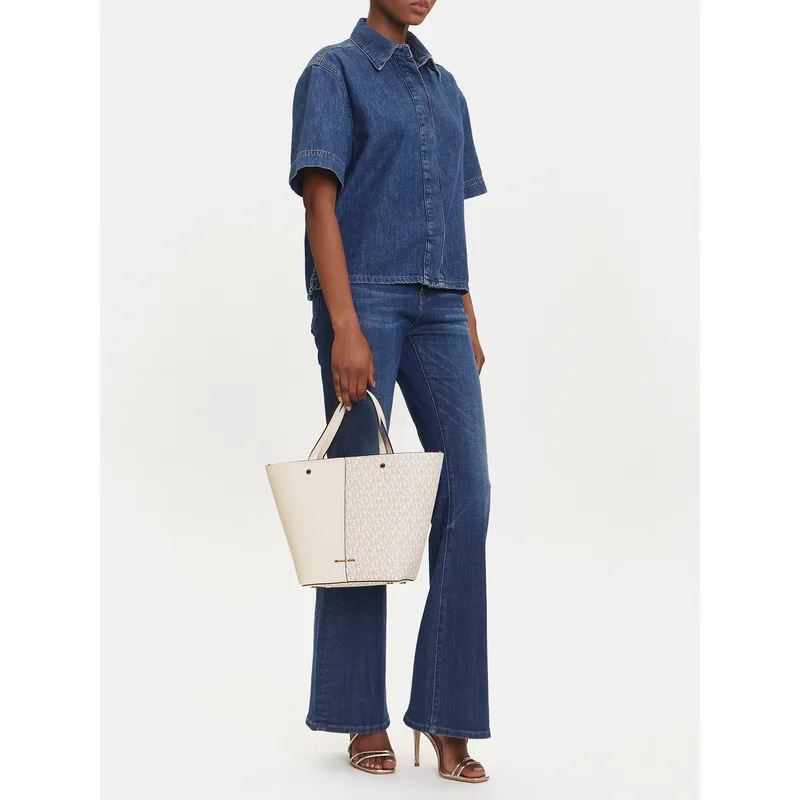 Τσάντα MICHAEL Michael Kors Flora 30T5GFFT2B Μπεζ