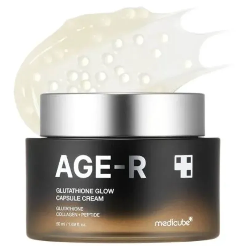 Medicube Age-R Glutathione Glow Capsule Cream Κρέμα Προσώπου Λάμψης με Κάψουλες Γλουταθειόνης, Κολλαγόνο & Πεπτίδια 50ml