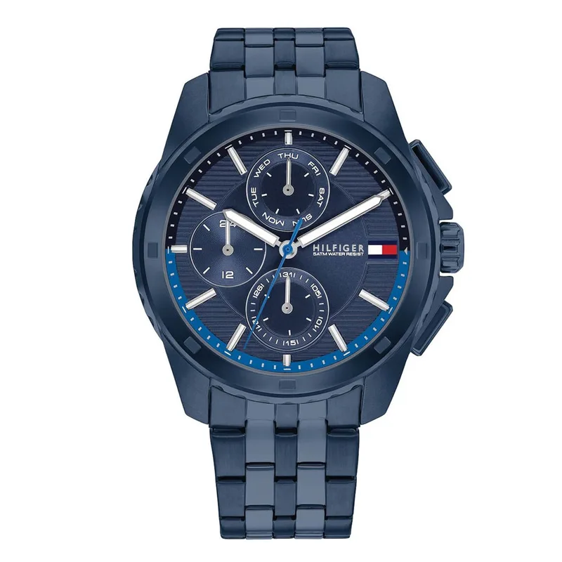 TOMMY HILFIGER Walker Multifunction Blue Steel Bracelet 1710622