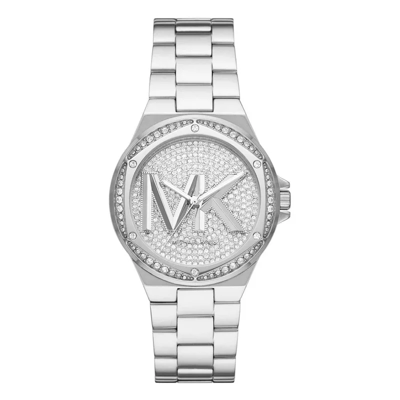 MICHAEL KORS Lennox Crystals Silver Stainless Steel Bracelet MK7234