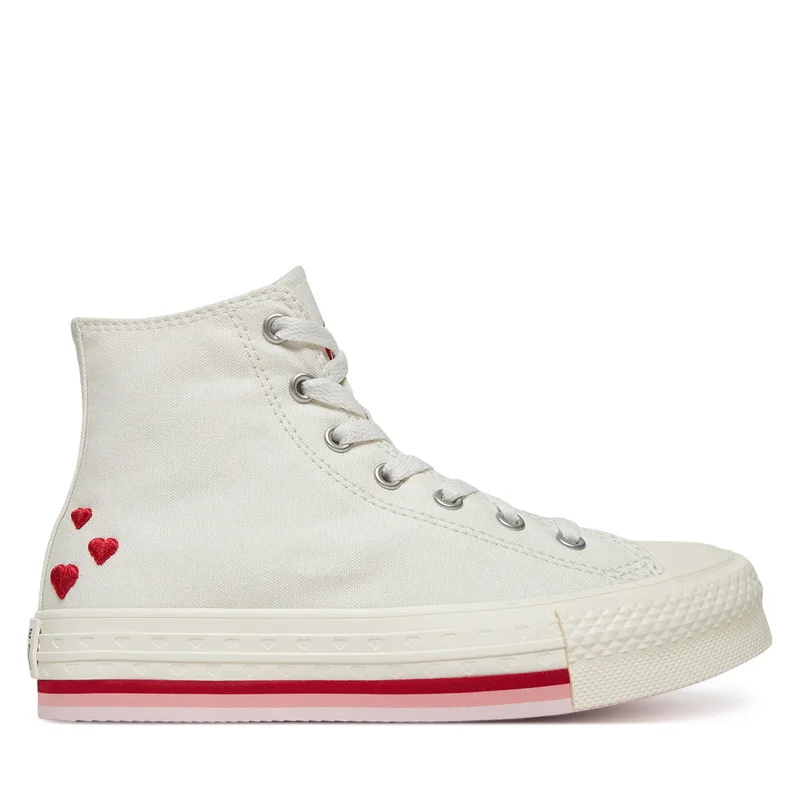 Sneakers Converse Chuck Taylor All Star Lift Valentine'S Day Platform A10716C Μπεζ