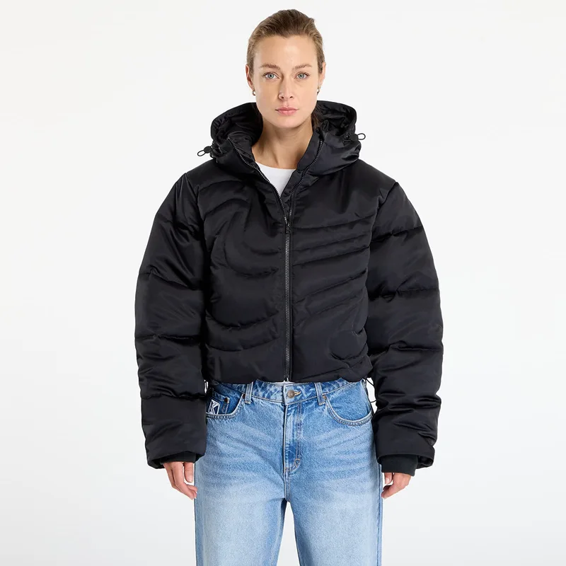Μπουφάν Nike Sportswear Swoosh Series Women's Therma-FIT Oversized Down Puffer Jacket Black/ Black M