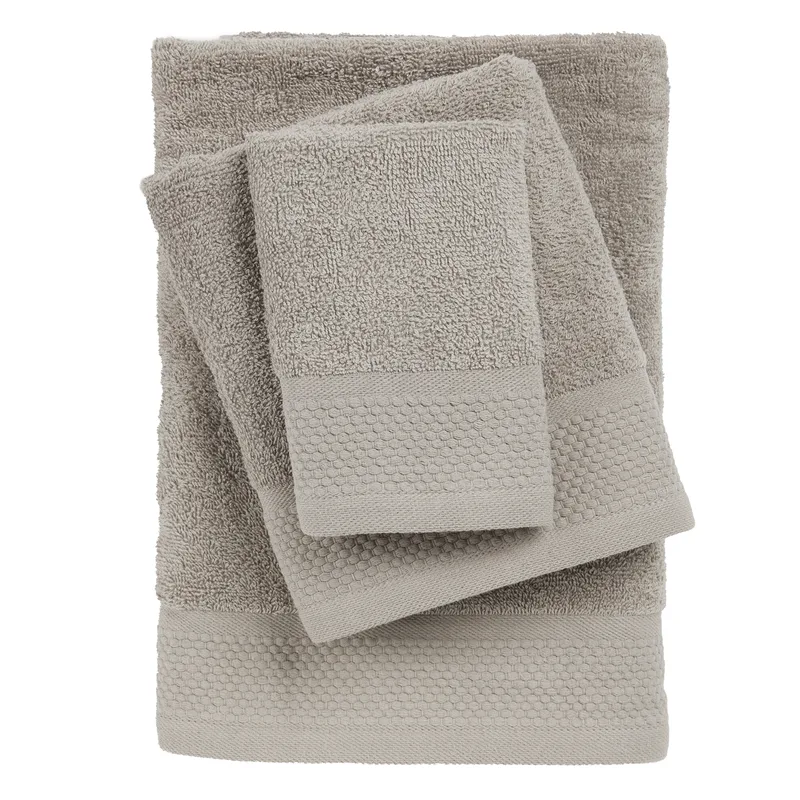 Das home σετ πετσετεσ 3τεμαχιων best 0834 grey