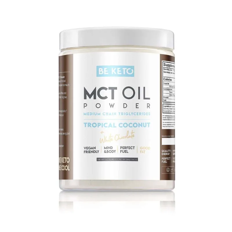 Beketo Λάδι MCT Oil σε Σκόνη Καρύδα & Λευκή Σοκολάτα (300g)