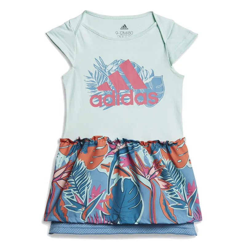 adidas Flower Print Toddlers' Dress