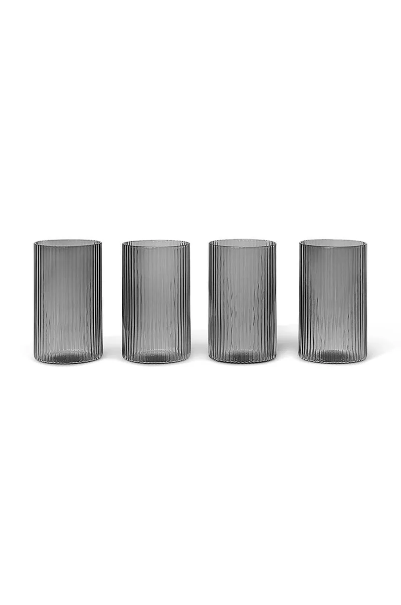 Σετ ποτηριών ferm LIVING Ripple Verrines 140 ml 4-pack