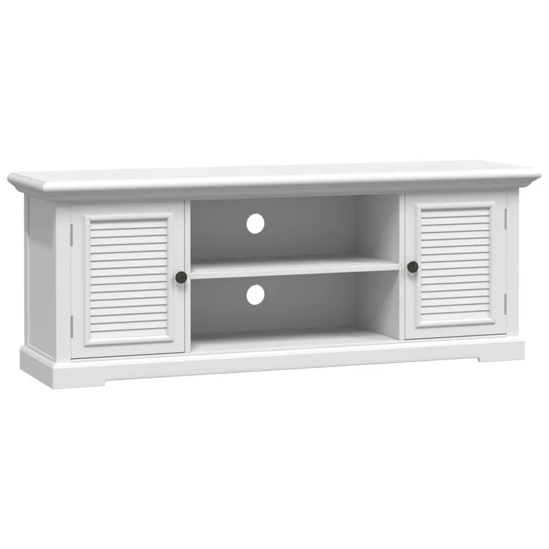 vidaXL Έπιπλο Τηλεόρασης Λευκό 110x30x41 εκ. από Επεξεργασμένο Ξύλο