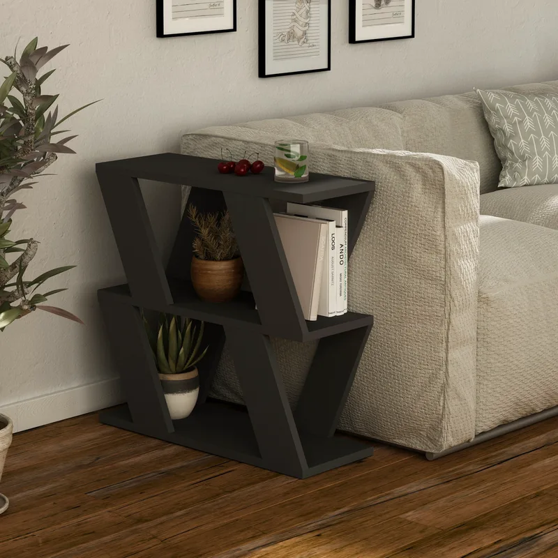 Βοηθητικό Τραπέζι Lazena - Anthracite 855Dte2844 (60x57x22)