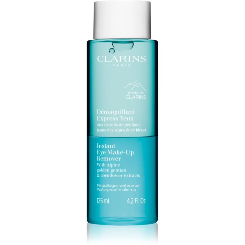 Clarins Cleansing Instant Eye Make-Up Remover διφασικό ντεμακιγιάζ ματιών για ευαίσθητα μάτια 125 ml