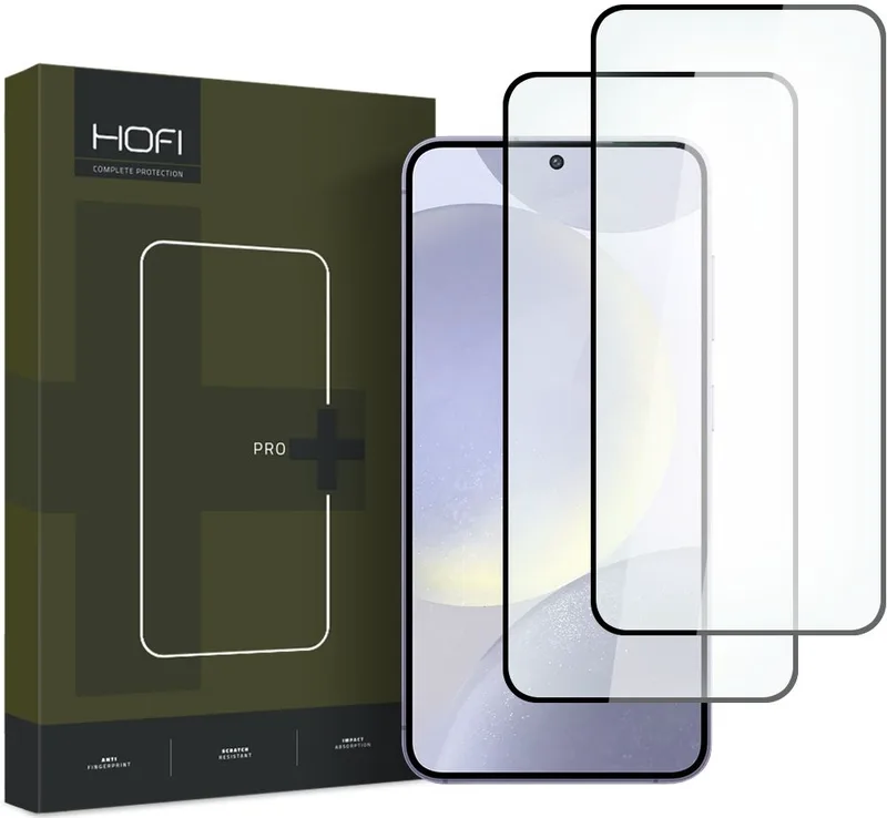 Full Face Αντιχαρακτικό Γυαλί Οθόνης - Samsung Galaxy S24 Plus - Hofi Premium Pro+ Tempered Glass - 2 Τεμάχια - Black (5906203690367)