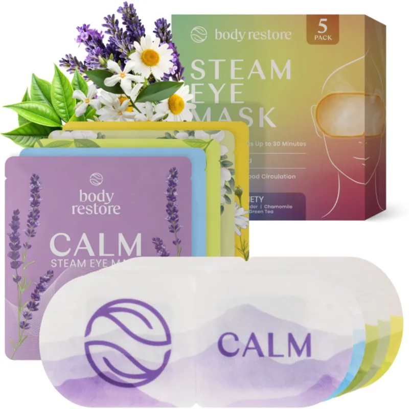 Body Restore Steam Eye Mask Variety μάσκα για την περιοχή των ματιών 5 τμχ