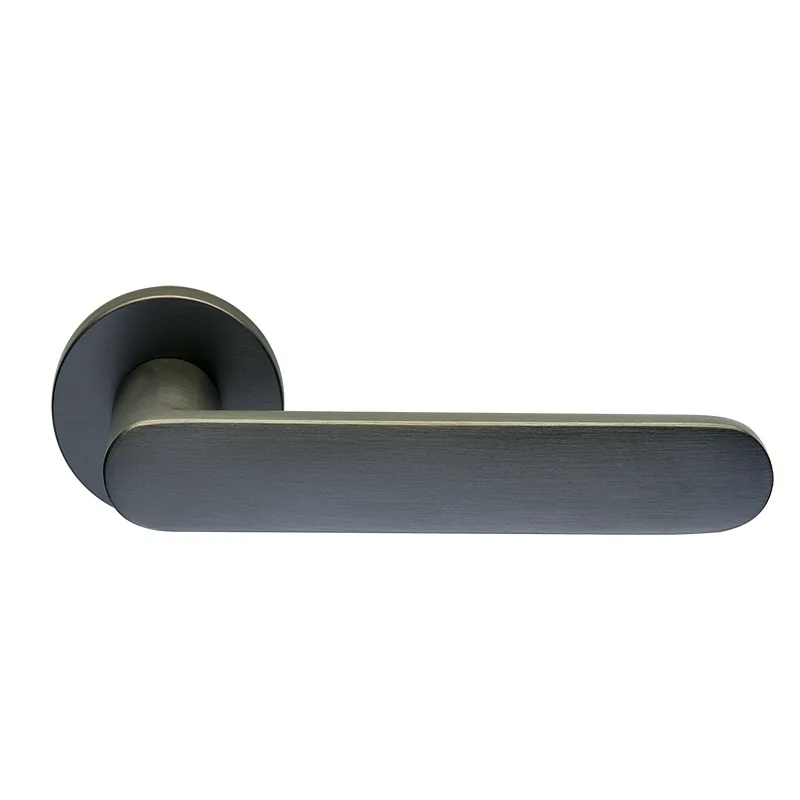 Πόμολα Πόρτας ILAVIO Χειρολαβές με ροζέτα 2261 Graphite Smoked (Τεμάχιο (δεξί εξώπορτας))